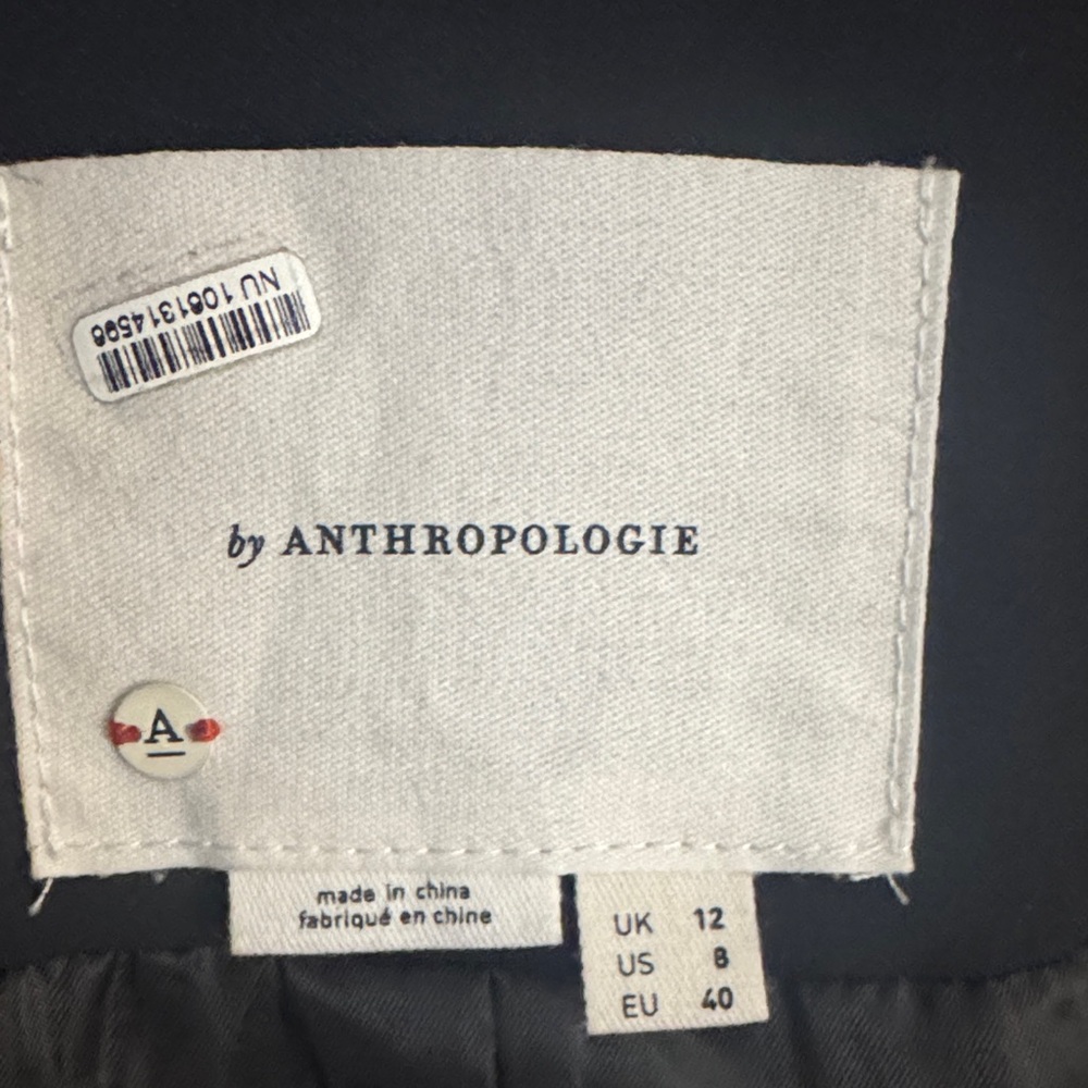 Anthropologie Sculpted Black Blazer - Picture 3 of 9